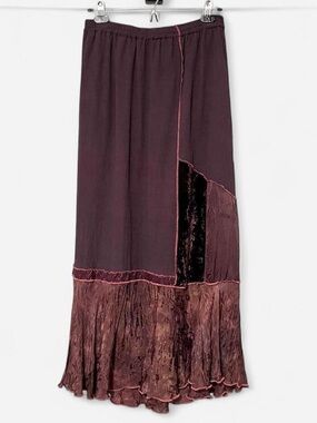 Vintage 90s Witchy Patchwork Maxi Skirt | Whimsigoth